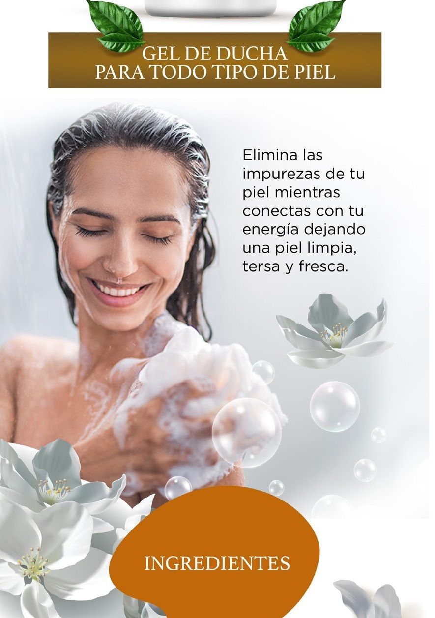 Gel de baño con turmalina