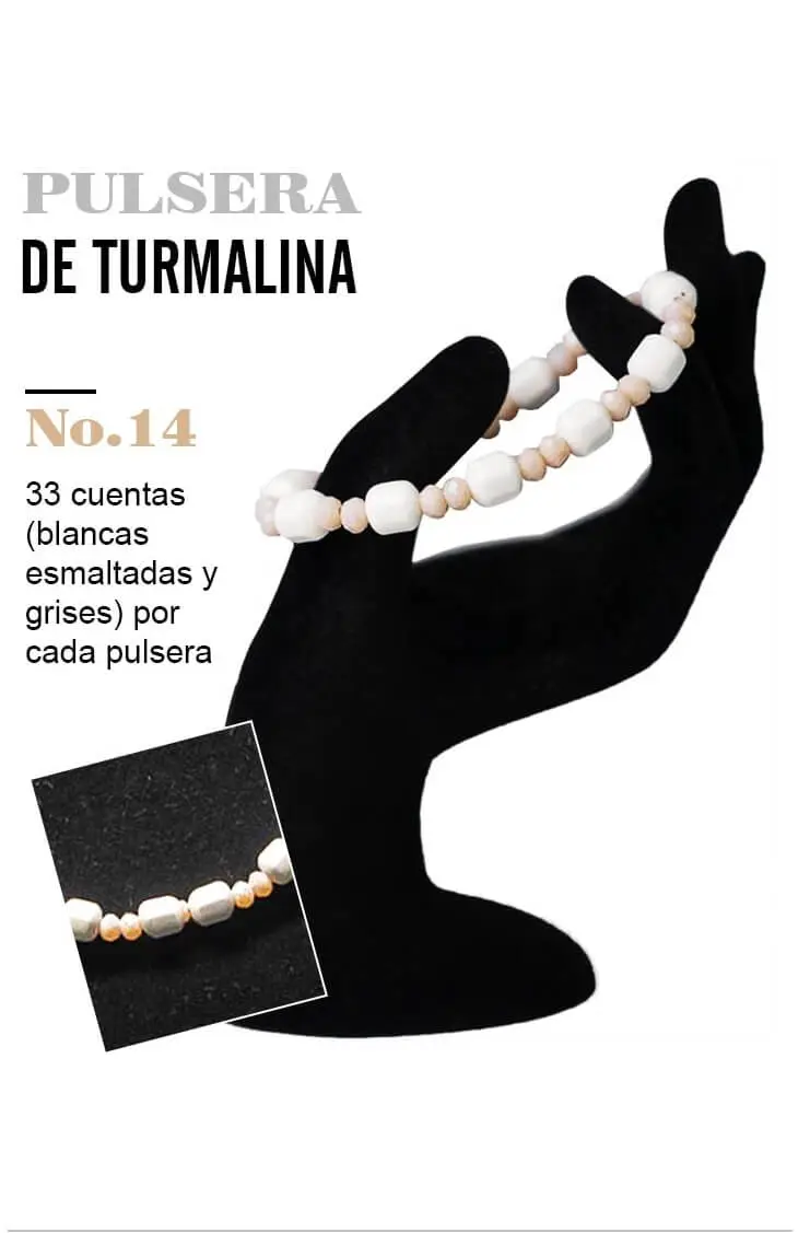 pulsera de tourmalina #14