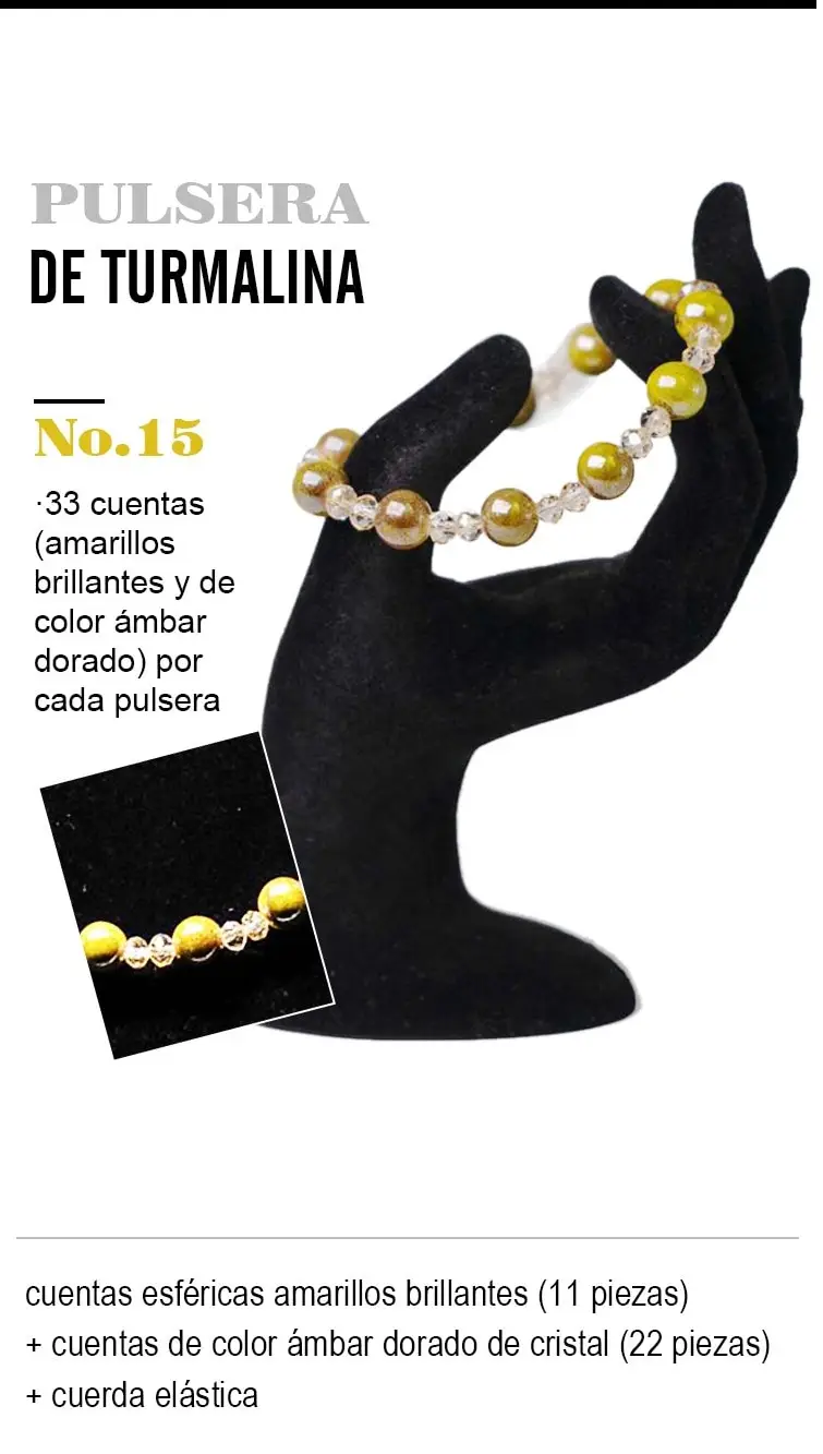 pulsera de tourmalina