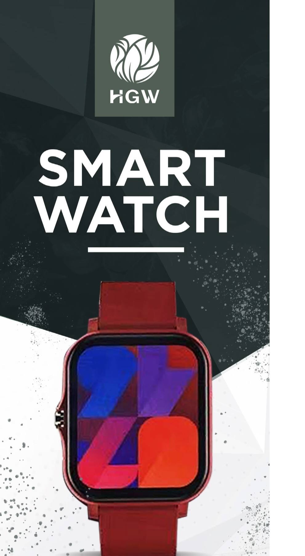 smartwatch red