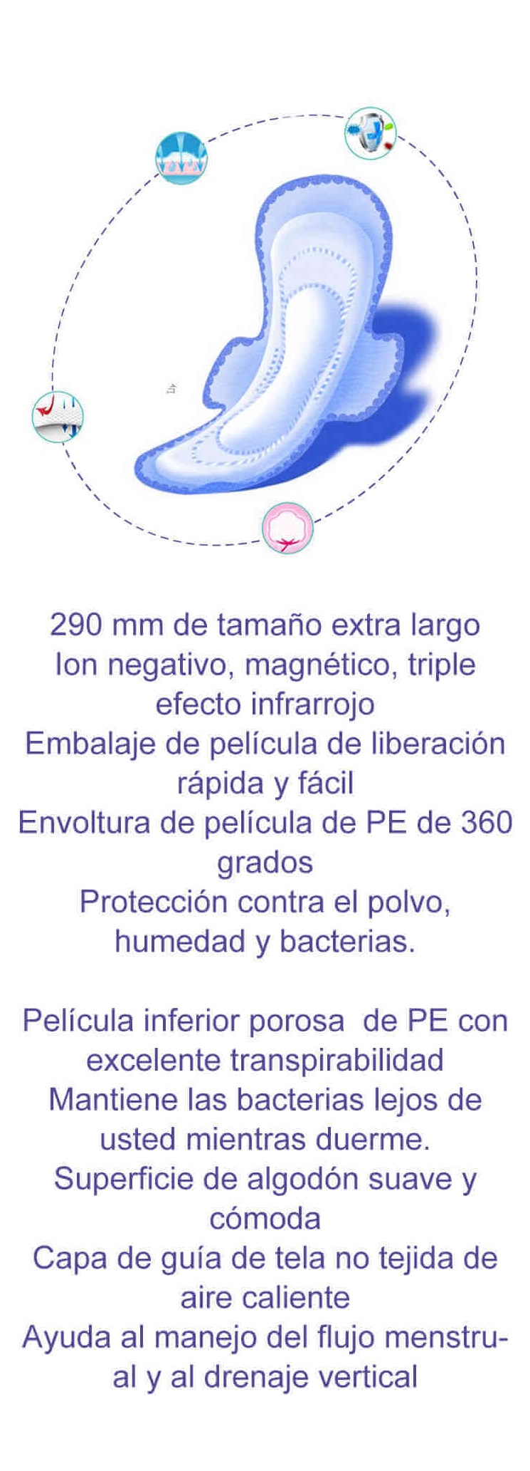 toalla sanitaria nocturna